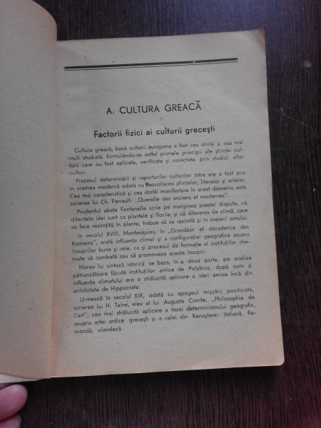 MANUAL DE CULTURA GRECO-ROMANA PENTRU CLASA VIII-A SECUNDARA