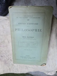 Études d/histoire de la philosophie - Émile Boutroux