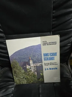 Vinil Hans Eckart Schlandt la orga Bisericii Negre din Brașov -J.S.Bach