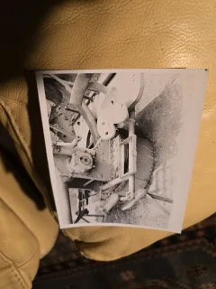 Fotografie scaun servant tun antiaerian naval calibru mic