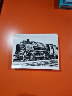 Fotografie Locomotiva de muzeu Br 62.015 in Belgershain / vara 1981