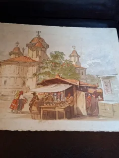 Biserica Sarindar , Cromolitografie - Preziosi