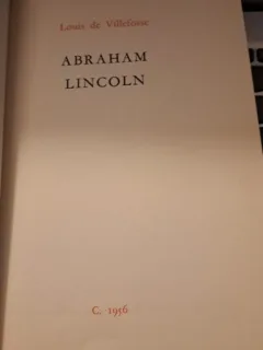 Abraham Lincoln de Louis de Villefosse