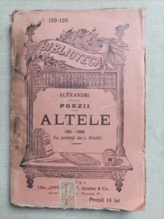 Altele, poezii - Alecsandri