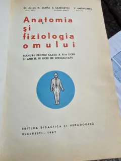 Anatomia si fiziologia omului, manual pentru clasa a XI-a de liceu si anii II si III licee de specialitate - N. Santa