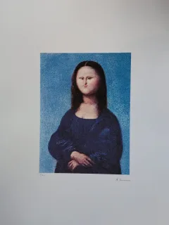 Antonio Bueno - Da Leonardo, litografie originala