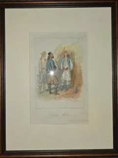 Auguste Raffet - Postalion Moldav, cromolitogrfie originala