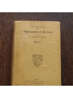 CALENDAR 1920 - 21