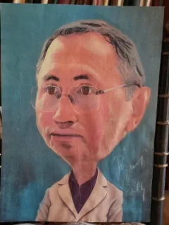 Caricatură - Dinu Flămând - de Ștefan Popa-Popas