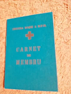 Carnet de membru Crucea Rosie RPR, 1960
