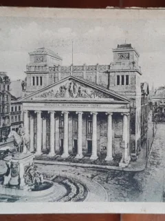 Carte postala, Aachen Teatrul, 1924