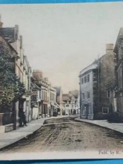 Carte Postala, Anglia, Corsham vedere din oras, perioada interbelica