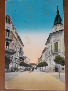 Carte postala, Arad, Baro Eotvos, 1915