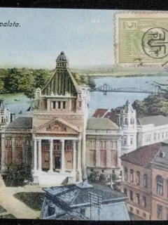 Carte Postala, Arad, Palatul Culturii, 1919