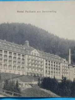Carte Postala, Austria, Semmering, Hotel Panhand, 1927