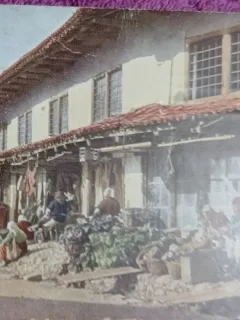 Carte Postala, Bazar albanez, 1921