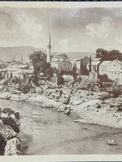 Carte Postala, Bosnia si Hertegovina, Mostar, Obala Neretve, perioada interbelica