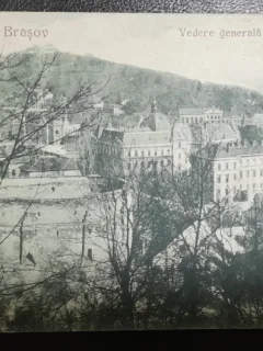Carte postala, Brasov, vedere generala, 1926