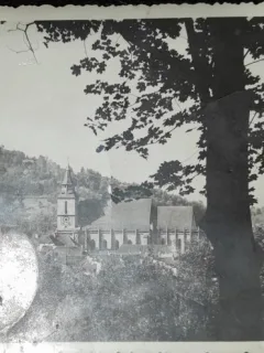Carte postala, Brasov, vedere generala, 1932