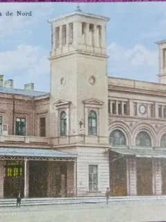 Carte Postala, Bucuresti, Gara de Nord, perioada interbelica