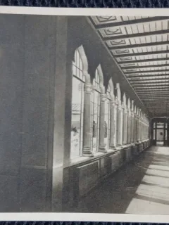 Carte Postala, Bucuresti, Scoala Centrala de Fete, Coridorul de la clasele I-III, perioada interbelica