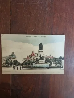 Carte Postala - Bucuresti. Statuia I. C. Bratianu