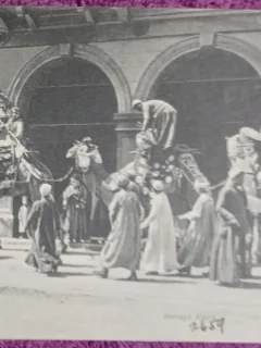 Carte Postala, Cairo, nunta arabeasca, perioada interbelica