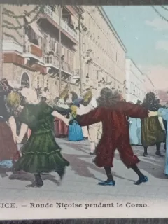 Carte postala, Carnavalul de la Nice, inceput de secol XX