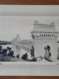 Carte postala, Cerna Voda, Podul Regelui Carol I, 1913