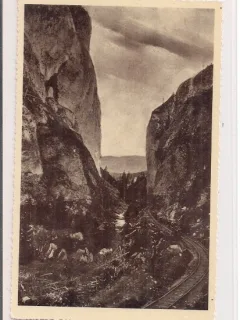 Carte postala circulata din perioada interbelica