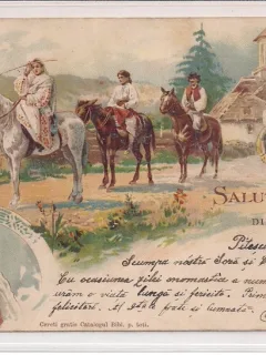 Carte postala circulata in anul 1899 Bucuresti