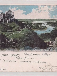 Carte postala circulata in anul 1901 Arad