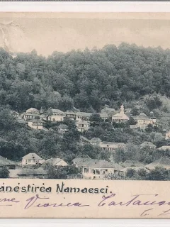 Carte postala circulata in anul 1901 Judetul Arges