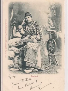 Carte postala circulata in anul 1903