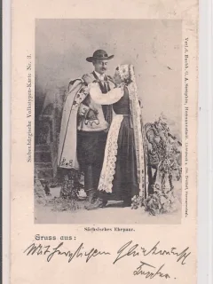 Carte postala circulata in anul 1905