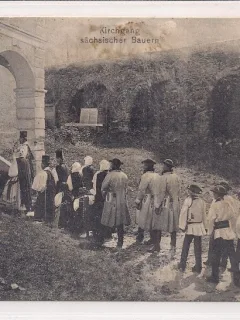 Carte postala circulata in anul 1907