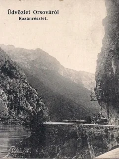 Carte postala circulata in anul 1910 Orsova