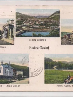 Carte postala circulata in anul 1931 Piatra-Neamt