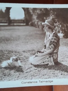Carte postala, Constance Talmadge, vedetă americană de film mut, 1898-1973
