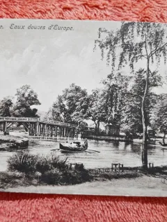 Carte postala, Constantinopole, Eaux douces dEurope, inceput de secol XX