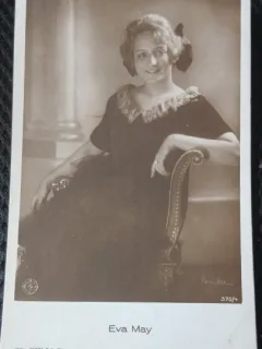 Carte Postala, Eva May, actrita austriaca de film, 1902-1924