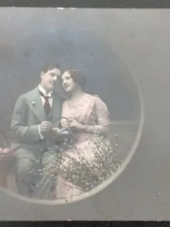Carte postala Felicitare de Sarbatorile pascale, 1918