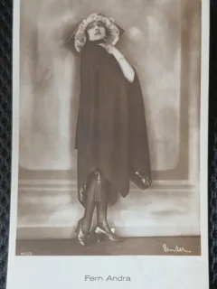 Carte Postala, Fern Andra, actrita americana si director de film, 1893-1974
