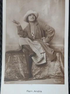 Carte Postala, Fern Andra, actrita americana si director de film, 1893-1974