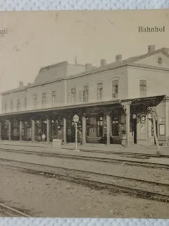 Carte Postala, Focsani, Gara, 1917