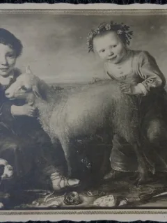 Carte Postala, fotografie pictura de la Museum der Stadt Koln, perioada interbelica