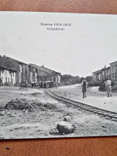 Carte postala, Guerre 1914-1918, Henamenil, inceput de secol XX