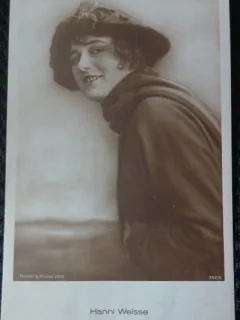 Carte Postala, Hanni Weisse, actrita germana de film, 1892-1967