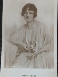 Carte Postala, Hanni Weisse, actrita germana de film, 1892-1967