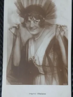 Carte Postala, Hanni Weisse, actrita germana de film, 1892-1967